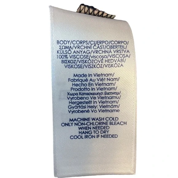 RUBY Rd Petite Small Business Casual Top Blue Brown Cream - Picture 9 of 9